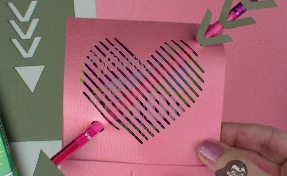 Happy Early Valentine's Day in 3D!! The below creates this fun 3D project!