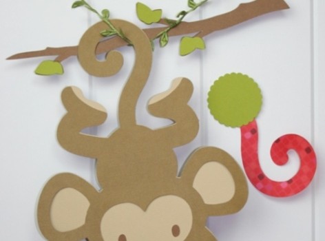 This needs my Barnyard Puns stamp that says, "Tail me about it". LOL! Looks like some monkey business to me!