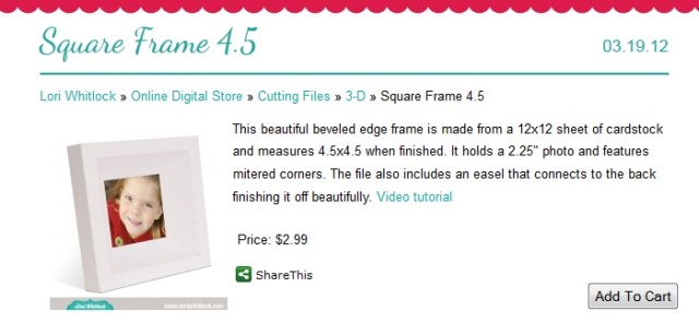 Lori's 3D designs are GENIUS.