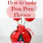 How to Make Pom Pom Flowers at www.joyslife.com