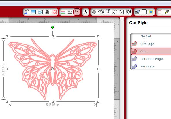 Trace butterfly cut style