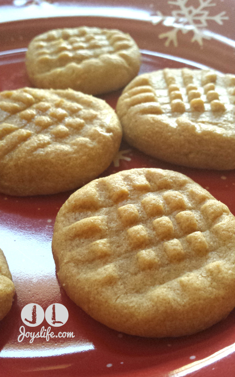 No Flour Peanut Butter #Cookies #Recipe