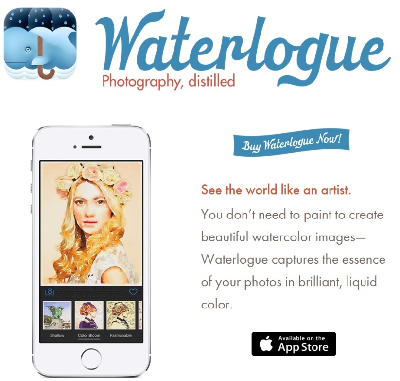 Waterlogue App #Waterlogue #ipad #itues #iphone #ipod