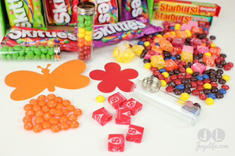 Butterfly & Flower Candy Gifts for Spring with Skittles and Starburst #VIPFruitFlavors #CollectiveBias #shop