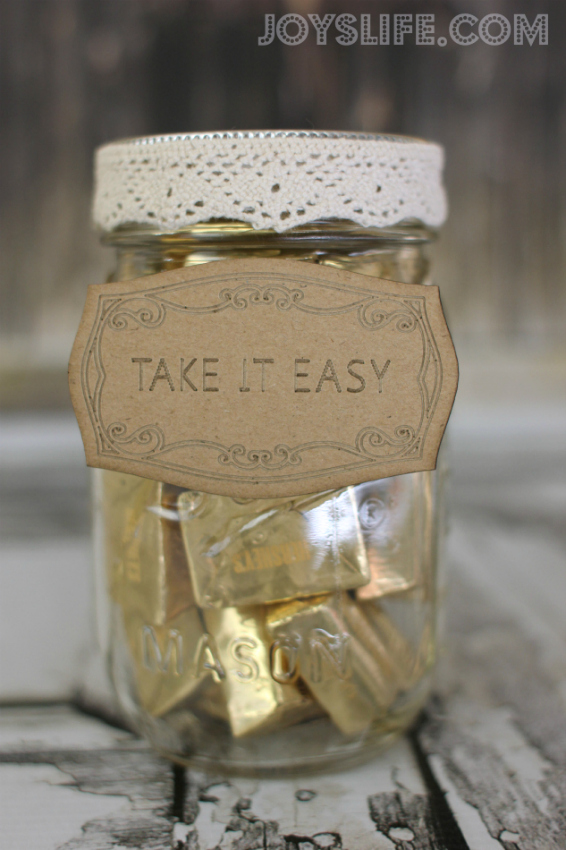 Take It Easy Candy Mason Jar with SEI #SEI #MasonJar