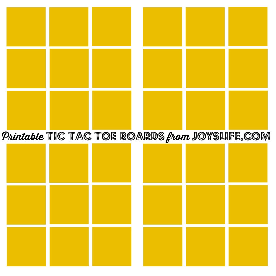 Printable Tic Tac Toe Boards #PrepWithPower #CollectiveBias #shop