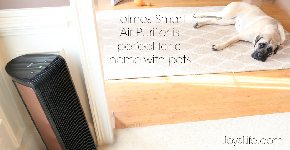 You can improve your air from anywhere with Holmes Smart Air Purifier using your smart device! #Giveaway #Holmes #ad #smarthome #airpurifier