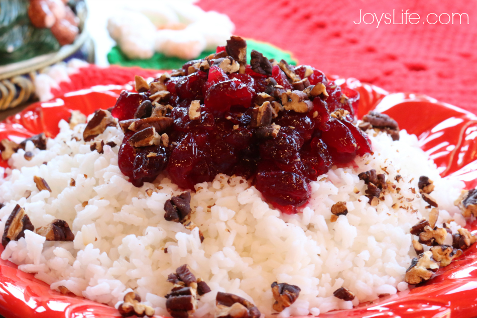 Cranberry Pecan Rice for the Holidays #MinuteHoliday #recipe #sidedish #Christmas #AD