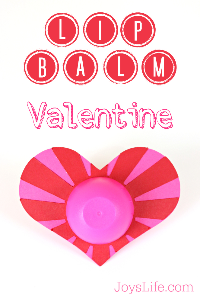 Lip Balm Valentine with Silhouette Cameo #SilhouetteCameo #Xyron #Valentine 