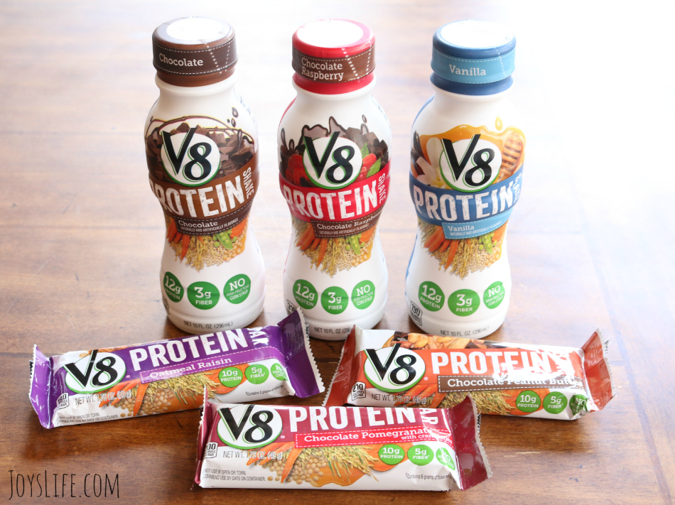 Keeping the Energy Up with V8 Protein Bars & Shakes #v8protein #ad