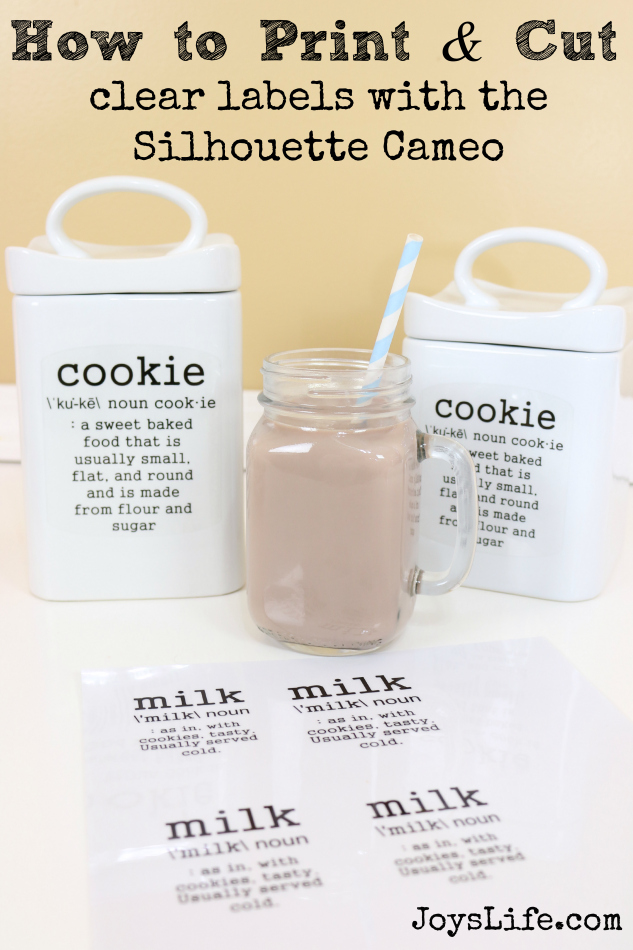 How to Personalize a Cookie Jar with the Silhouette Cameo #TruMoo #SilhouetteCameo #Cookie #Recipe