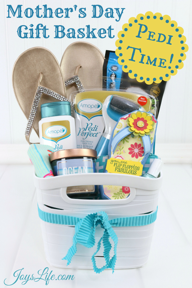 Mother's Day Pedicure Gift Basket Ideas #AmopeLovesMoms #Target #ad #Pedicure #GiftBasket #MothersDay
