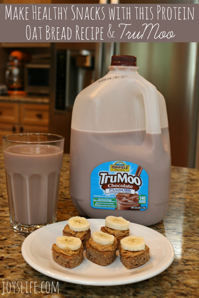 Make Healthy Snacks with this Protein Oat Bread Recipe & TruMoo