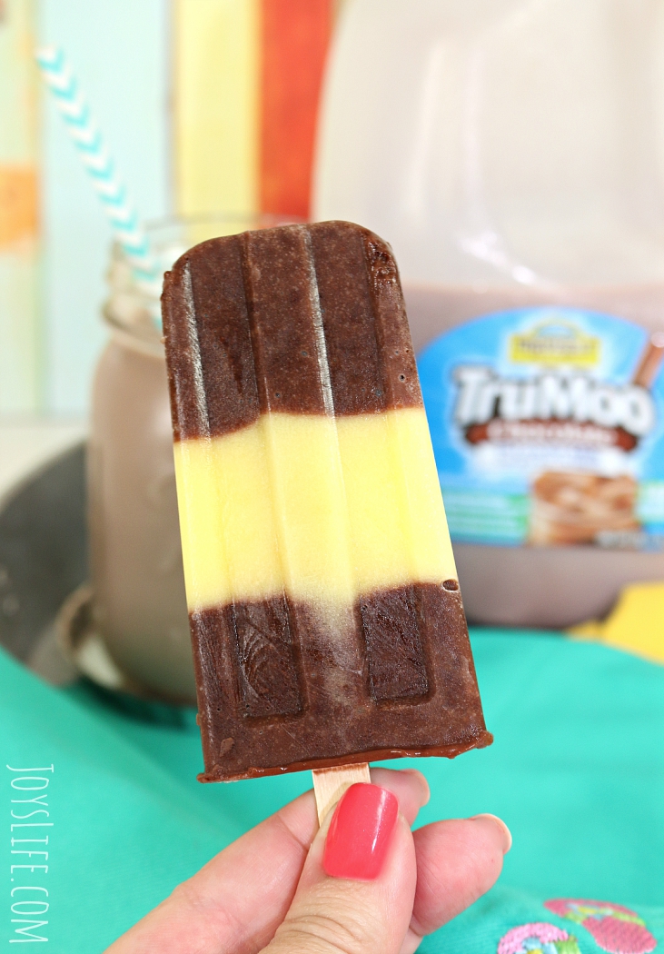 Entertain this Summer with TruMoo Layered Popsicles & Embroidered Summer Napkins #TruMoo #ad