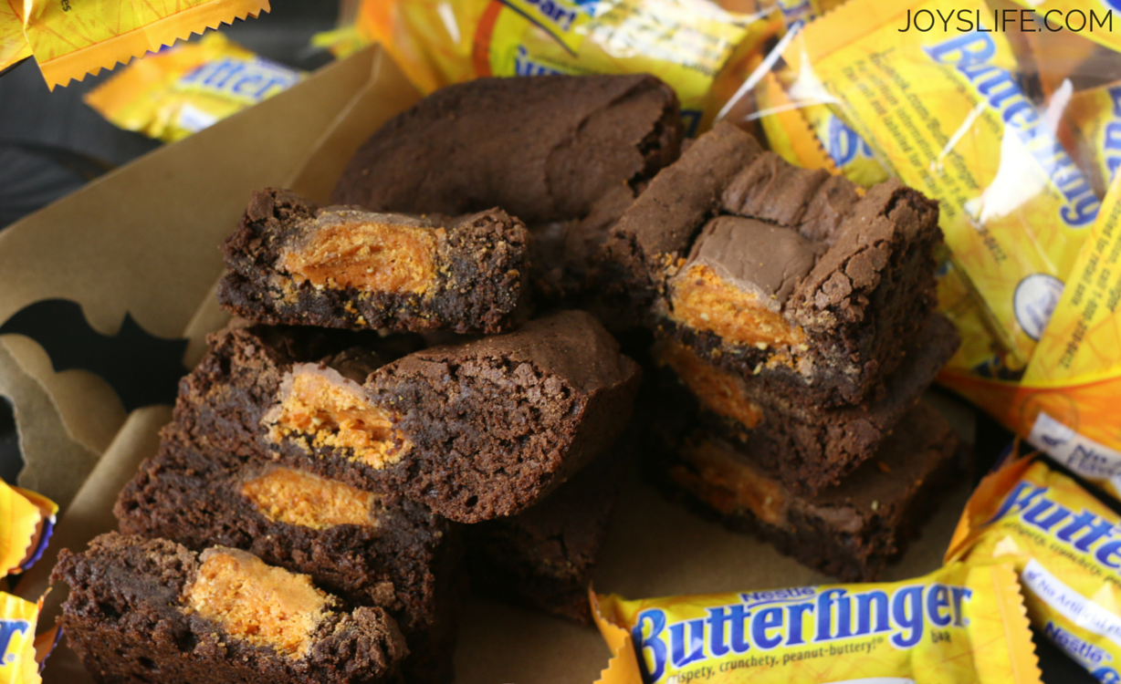 Delicious Butterfinger Brownies Recipe #ReinventSweet ad