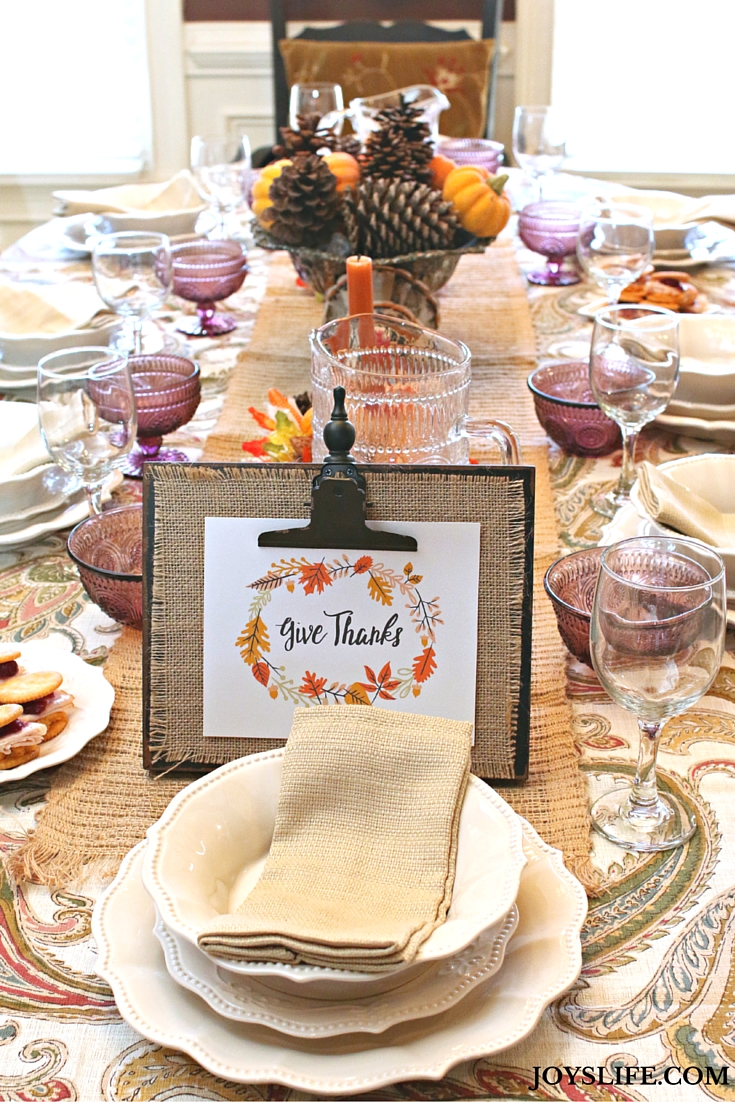 Tips for Planning Your Thanksgiving Table #ad #NabiscoPartyPlanner #BringHomeTheHolidays