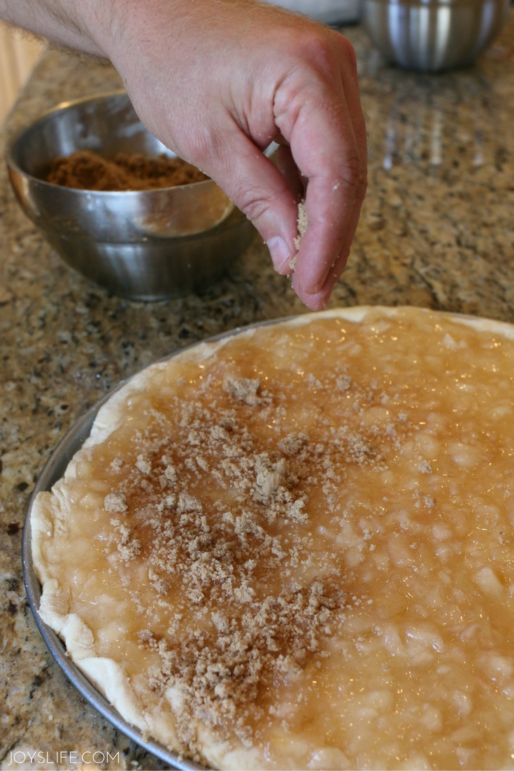 brown sugar pizza topping