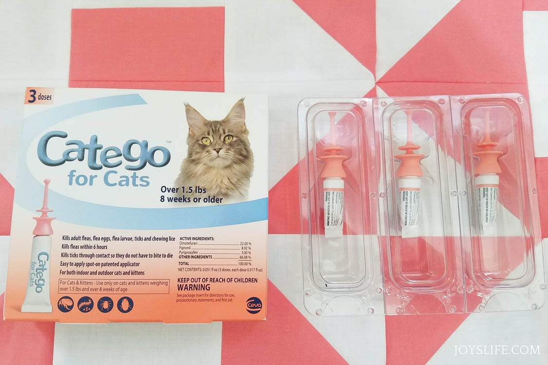 catego for cats flea and tick control