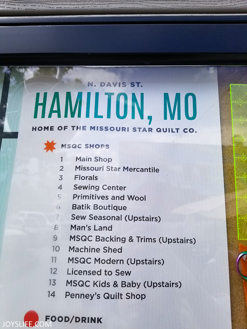 Missouri Star Hamilton MO Store Map