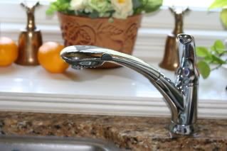 silver faucet