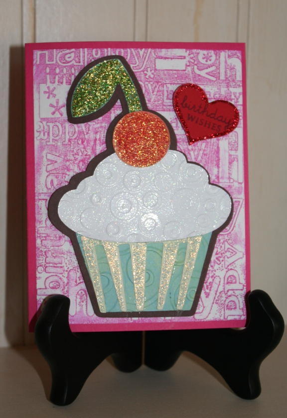Cricut “From My Kitchen” Cupcake B’day Card