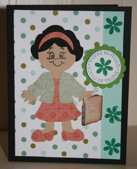 Paper Doll Teacher Card & Fixing a Stamping Mistake