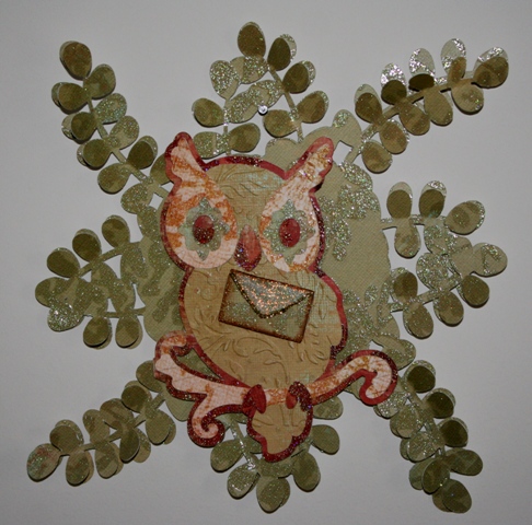Cricut Sentimentals Owl Wreath