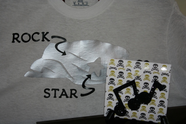 Vinyl Rock Star T-Shirt with Cricut