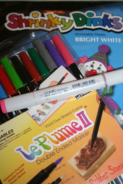 this specific type of shrink plastic sheets/shrinky dinks (white