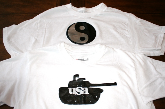 Vinyl Tank & Yin Yang T-Shirts with Cricut