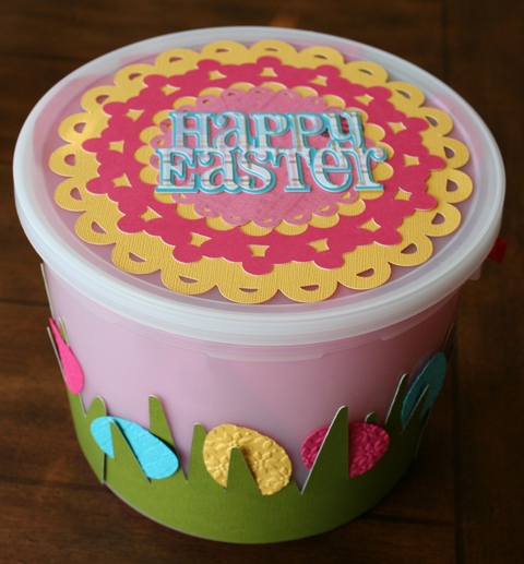 From Ice Cream Bucket to Easter Basket with Cricut – Joy's Life