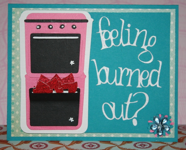 Flaming Oven Card – From My Kitchen (Literally)
