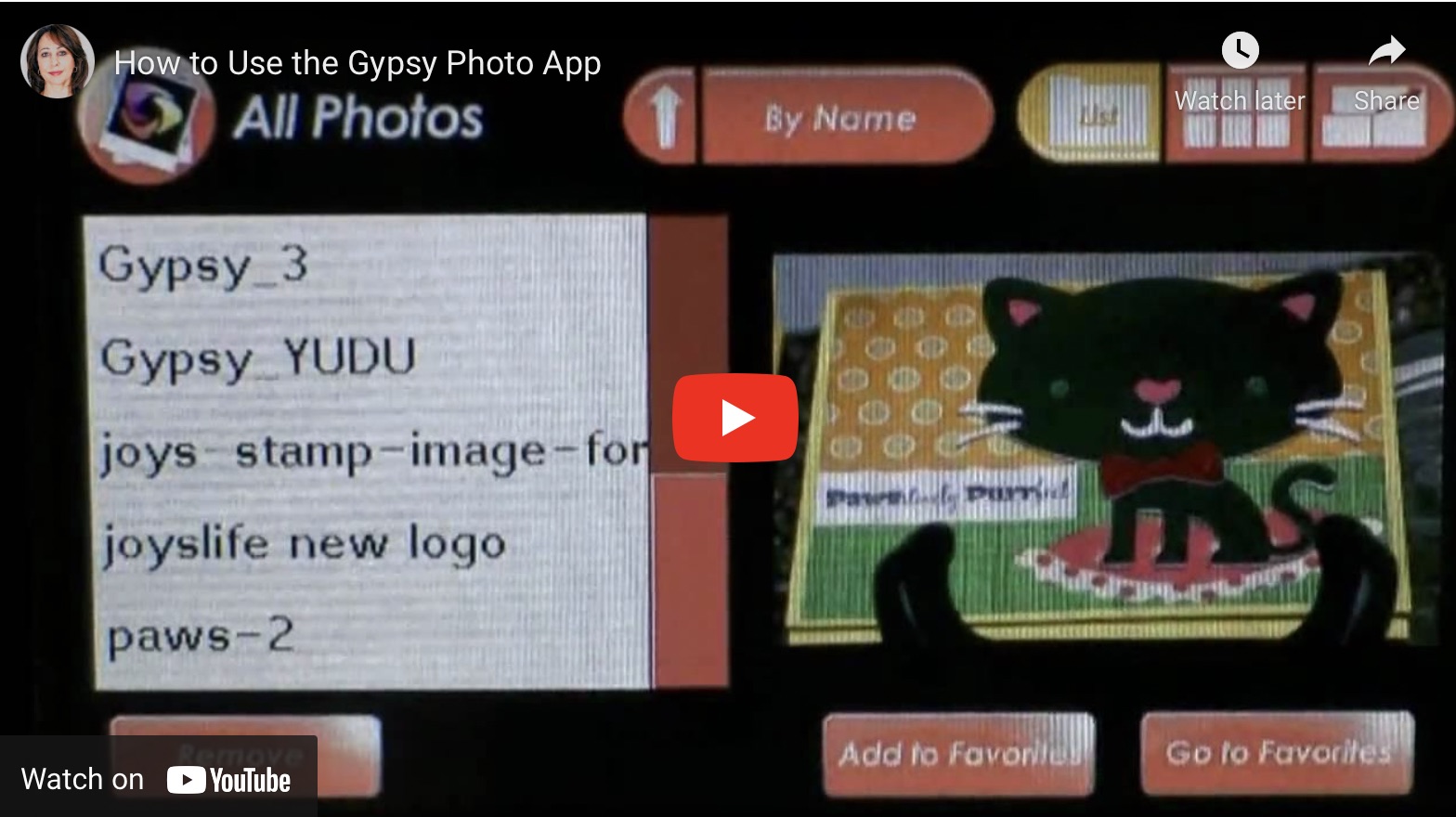 How to Use the Gypsy Photo App – Video