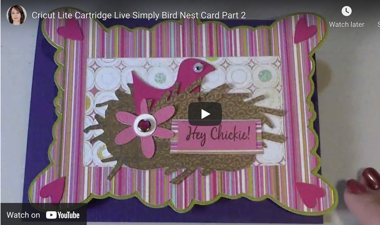 Cricut Lite Cartridge Live Simply Card Parts 1 & 2