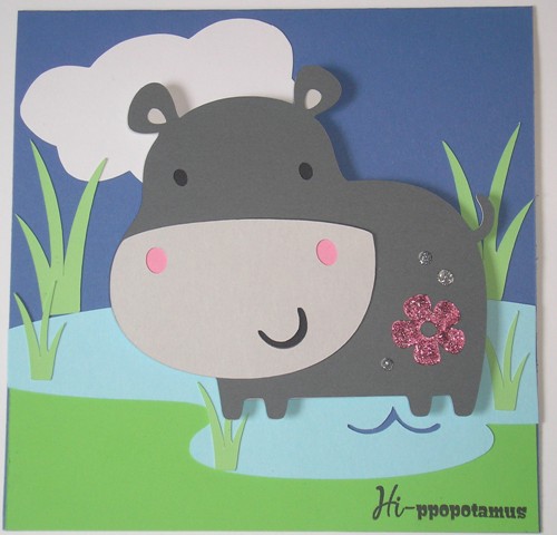 Featured Designer – Create a Critter Hippo Card Using Lots of Pun Stamp Set