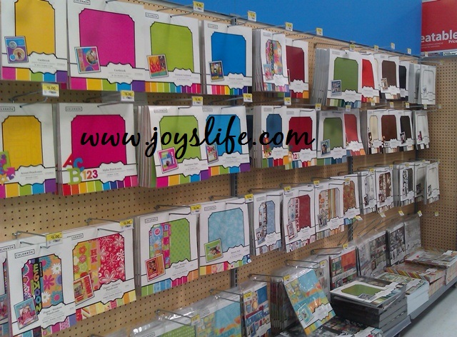 WalMart $5 Cardstock – A Whole ROW of It!