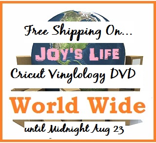 FREE SHIPPING WORLDWIDE on Cricut Vinylology DVD until Midnight August 23, 2010