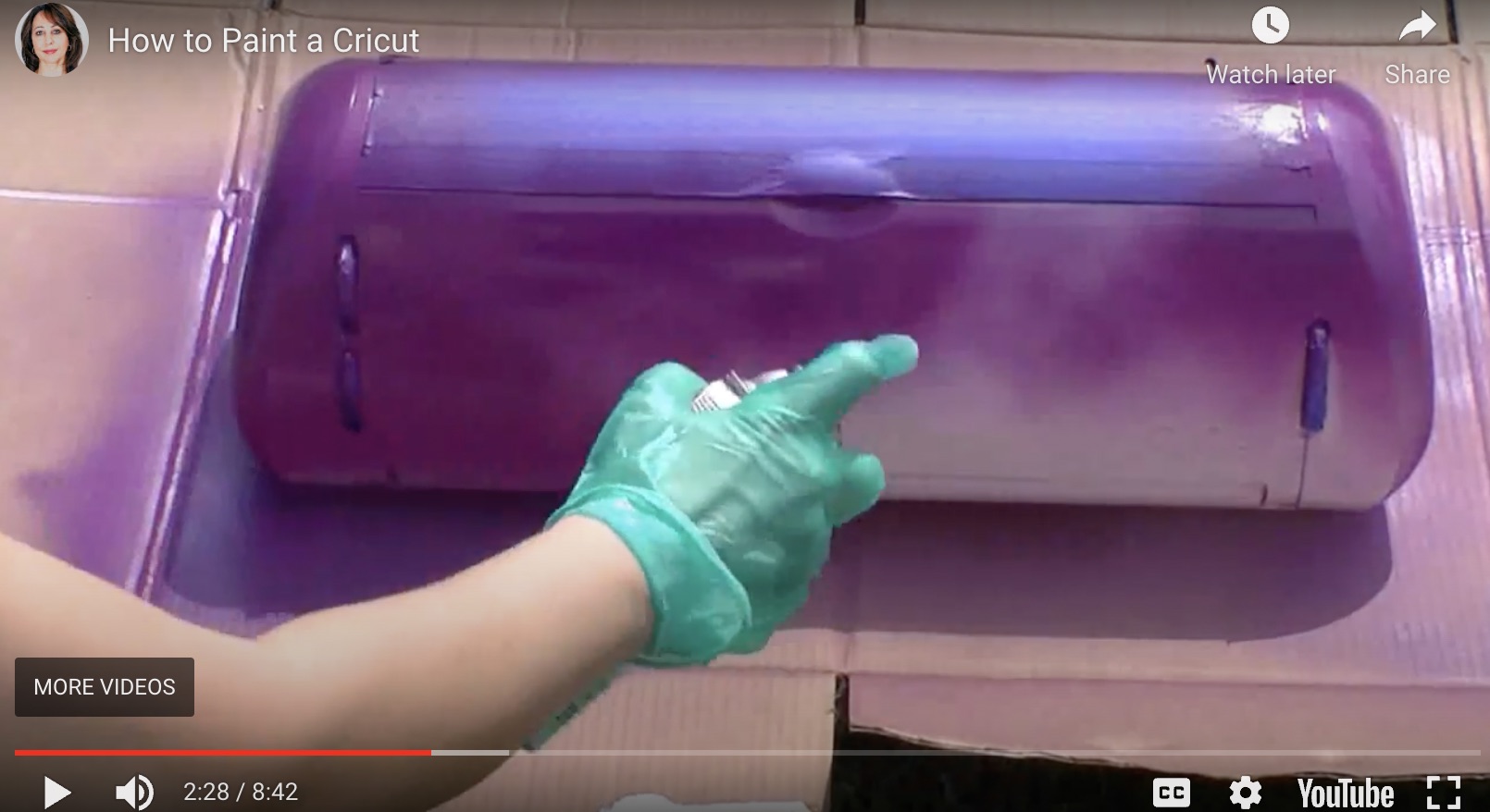 Video: How to Paint a Cricut