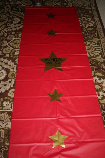 HGTV PARTY & Cricut Vinyl Tablecloth Red Carpet