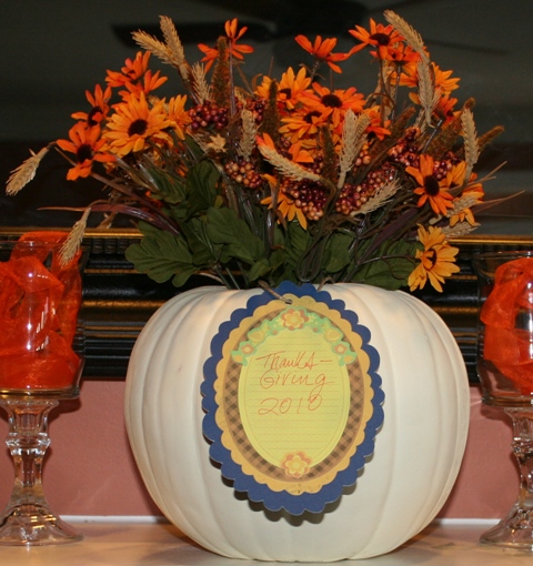 RAOK Blog Hop & Pumpkin Floral Centerpiece & SuperJoy Loves Her SuperFriends Day!