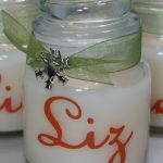 Cricut Vinyl Personalized Candle Gift