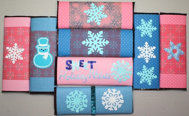 Cricut Imagine Candy Bar Gifts 12 Days of Christmas DAY TWO GIVE AWAY