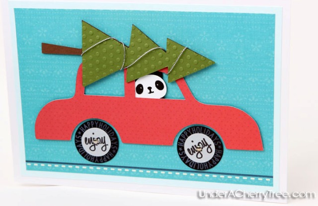 Panda Bear Card with All Around Sentiments Stamps