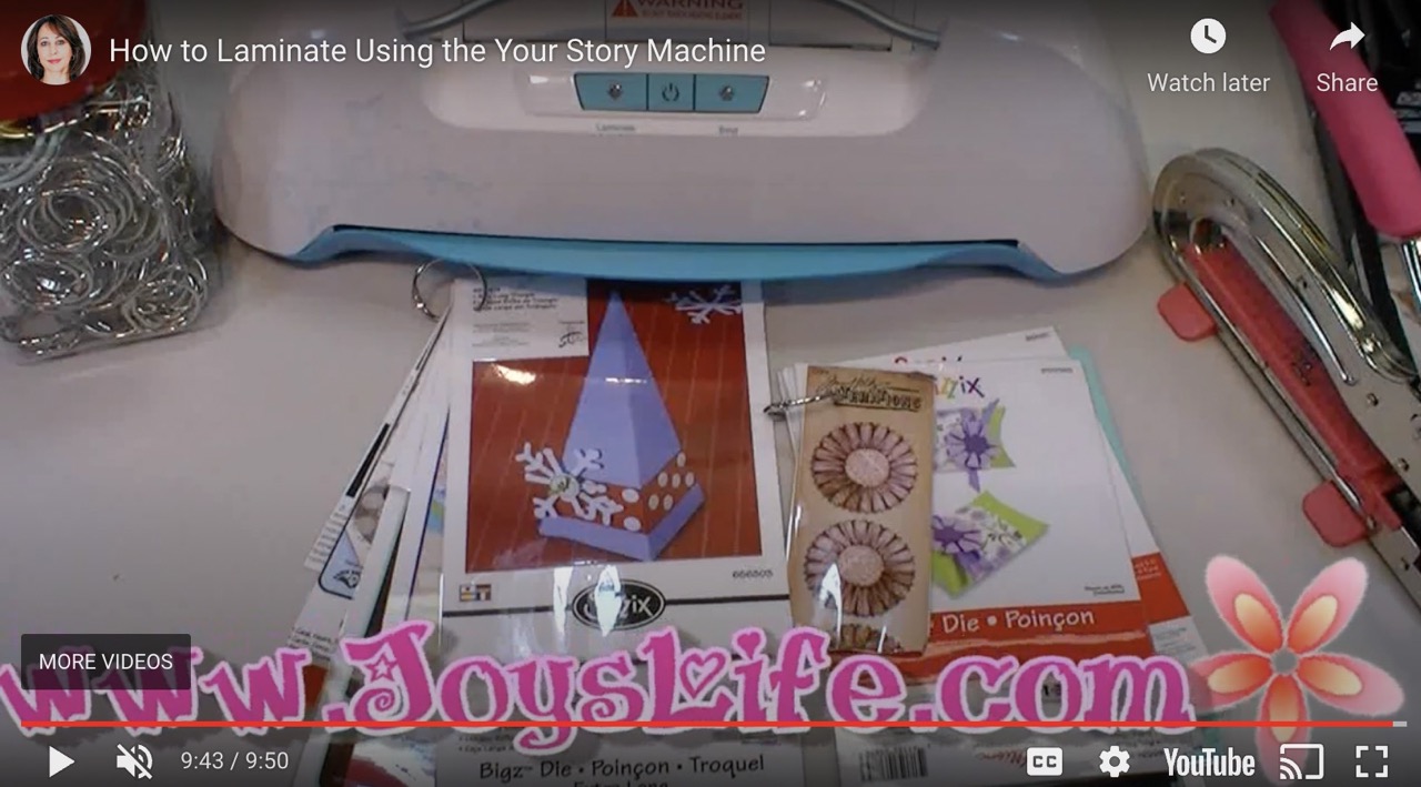 How to Laminate Using the Your Story Machine