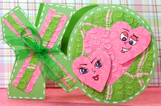 Peachy Keen Guest Designer XO Valentine Gyspy Smiley Cards