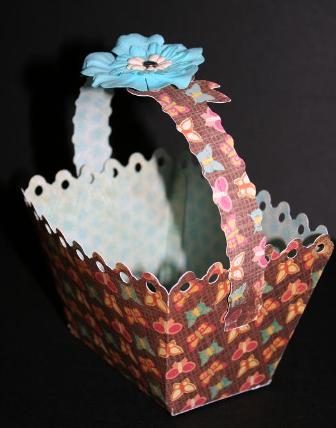 Easter Basket from Cricut Easter Cartridge