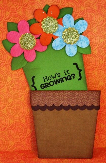 Flower Pot Card Using the Silhouette SD