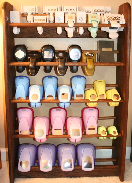 Shoe Rack Craft Punch Storage