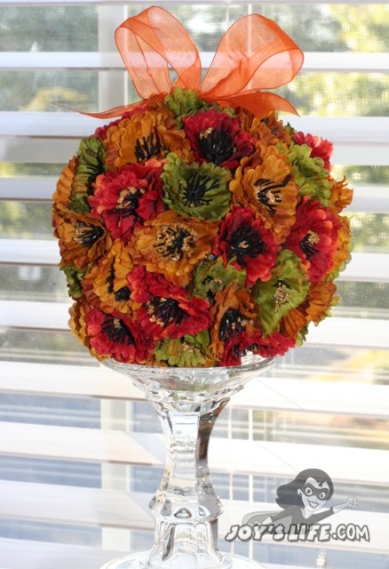 How to Make a Home Decor Flower Ball