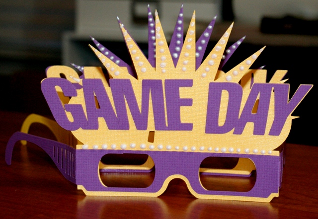 Cricut Life’s a Party LSU Football Game Day Glasses – Football Friday